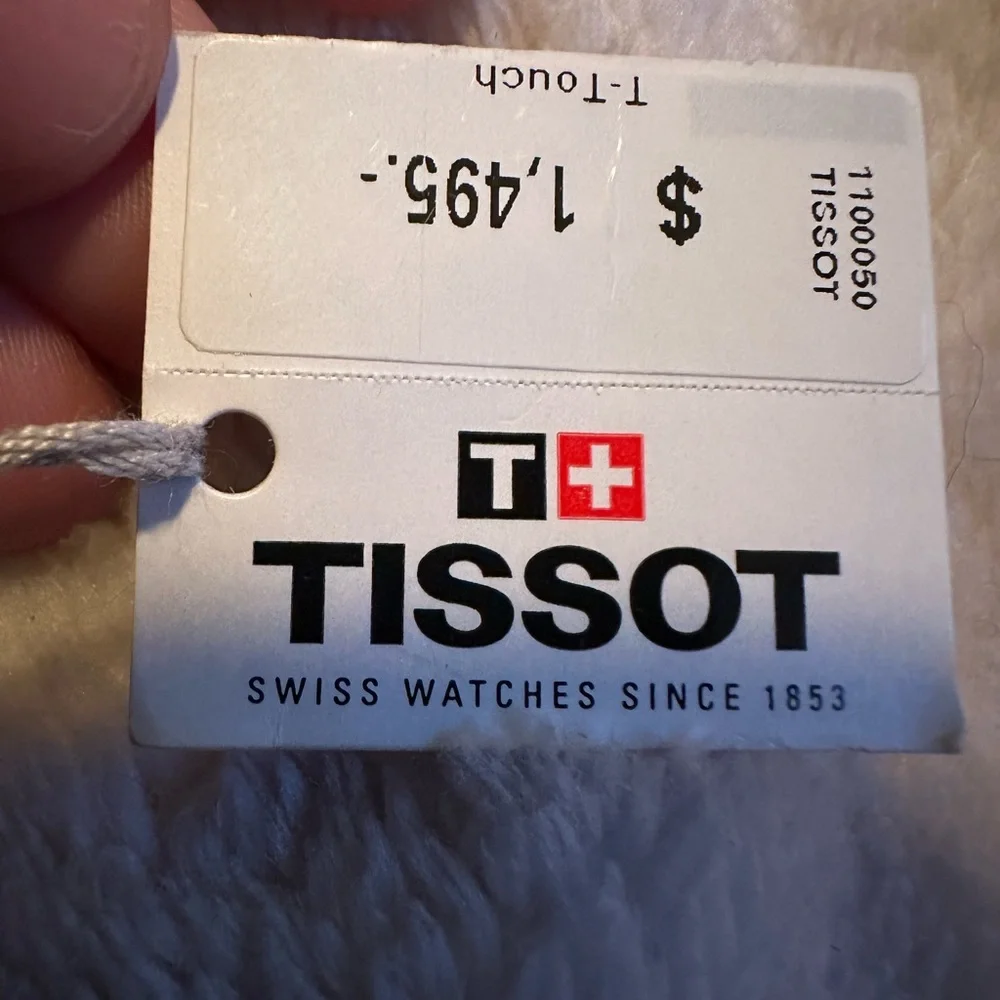 New with tags- Tissot Watch- T-Touch‎ II Titanium with mother of pearl